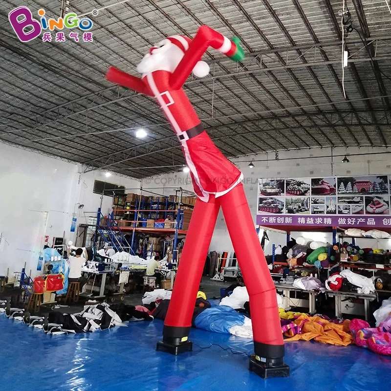 6mH Inflatable Christmas Air Dancer Inflatable ของเล่น Inflatable ตกแต่งคริสต์มาสกลางแจ้งสําหรับขาย-ของเล่น