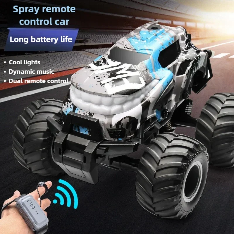 25cm high-speed climbing off-road rc cars,2.4G remote control car toy,all-terrain fart spray rc truck,rc crawler monster truck