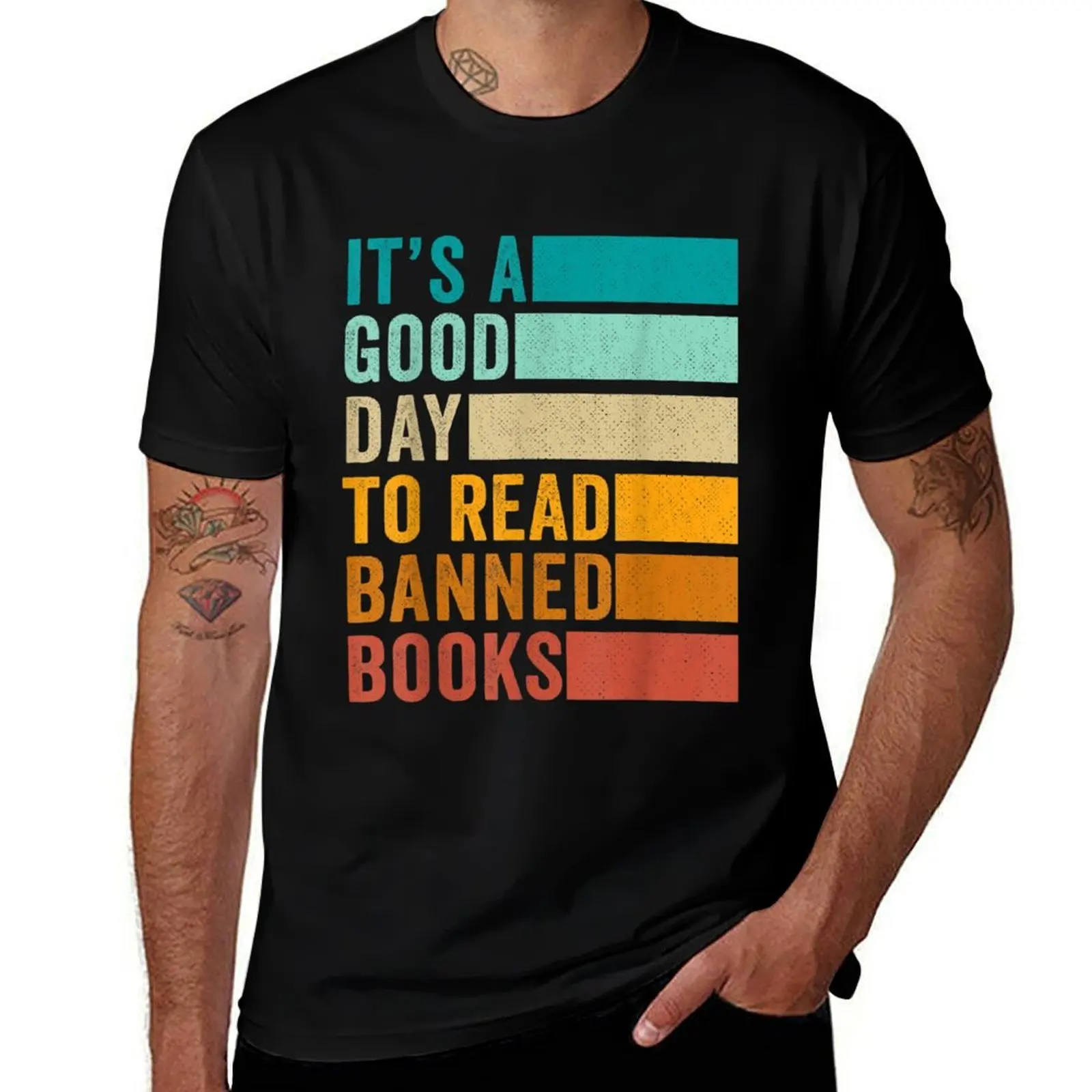 It's A Good Day To Read Banned Books T-Shirt Casual All Match Short Sleeve T-Shirt