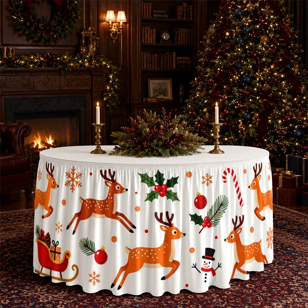 Fantastically imaginative festive decorations for the dining table, a celebration party decoration for the tablecloth