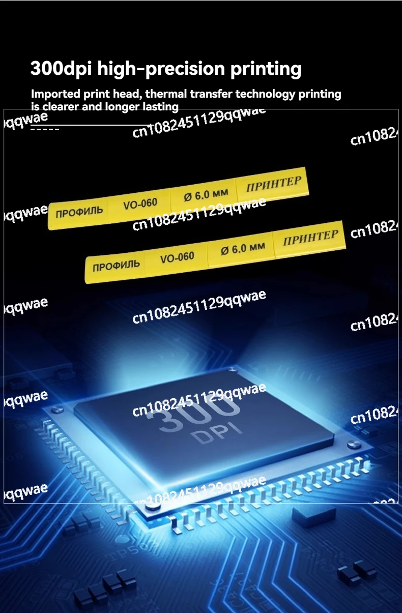 P900 أنبوب طابعة سلك رقم آلة طابعة الملصقات الشريط ملصق التلقائي عدد آلة الإلكترونية يتقلص الحرارة