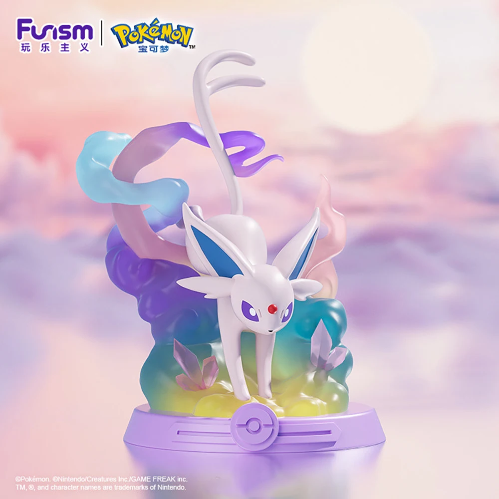 Eeveelution Eevee Vaporeon Espeon Umbreon Leafeon Sylveon Model Toys, regalos de figuras coleccionables, nuevo, Original