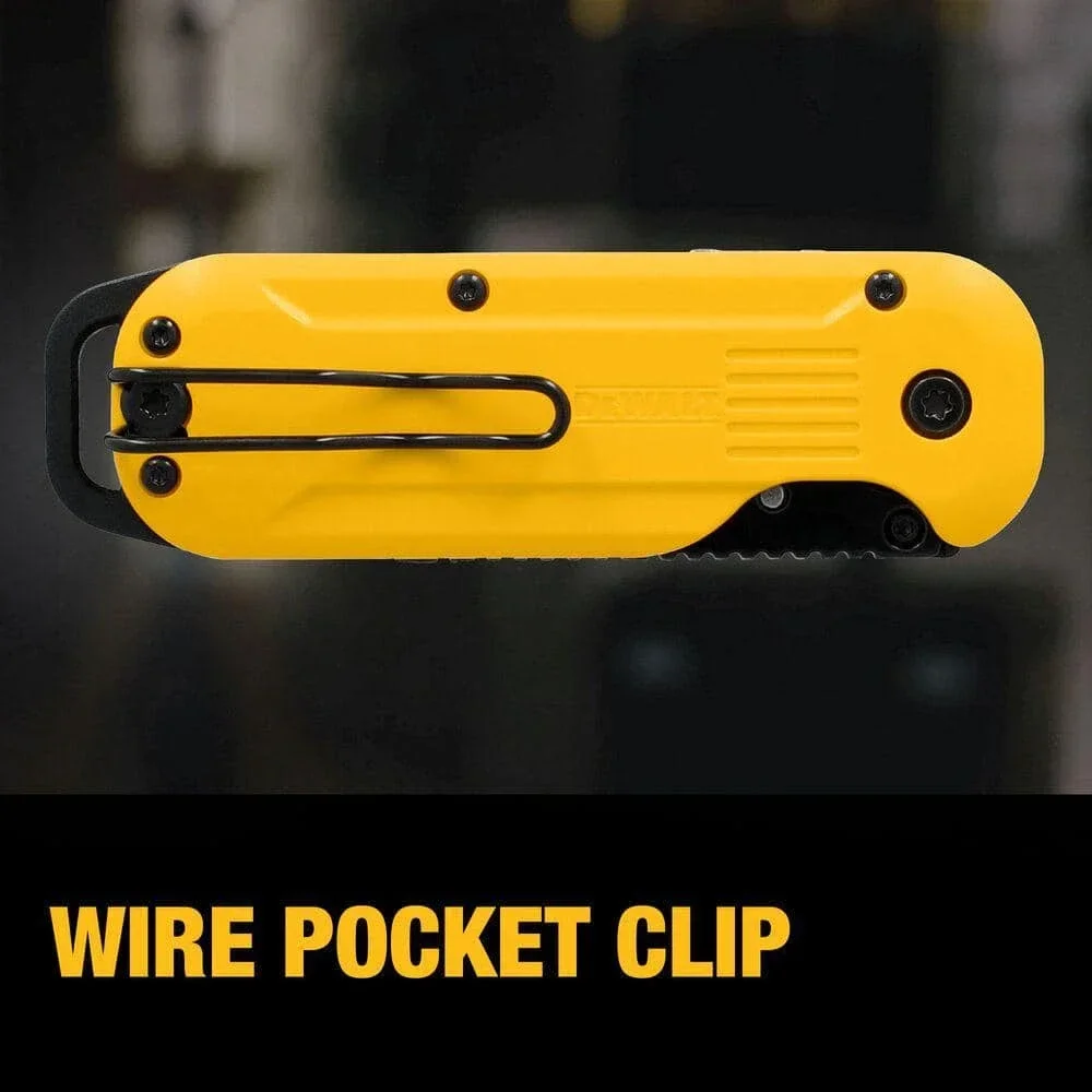 DEWALT DWHT10990 SÉRIE COMPACTA ATOMICAS Push And Flip Faca Utilitária Dobrável Ferramentas Manuais