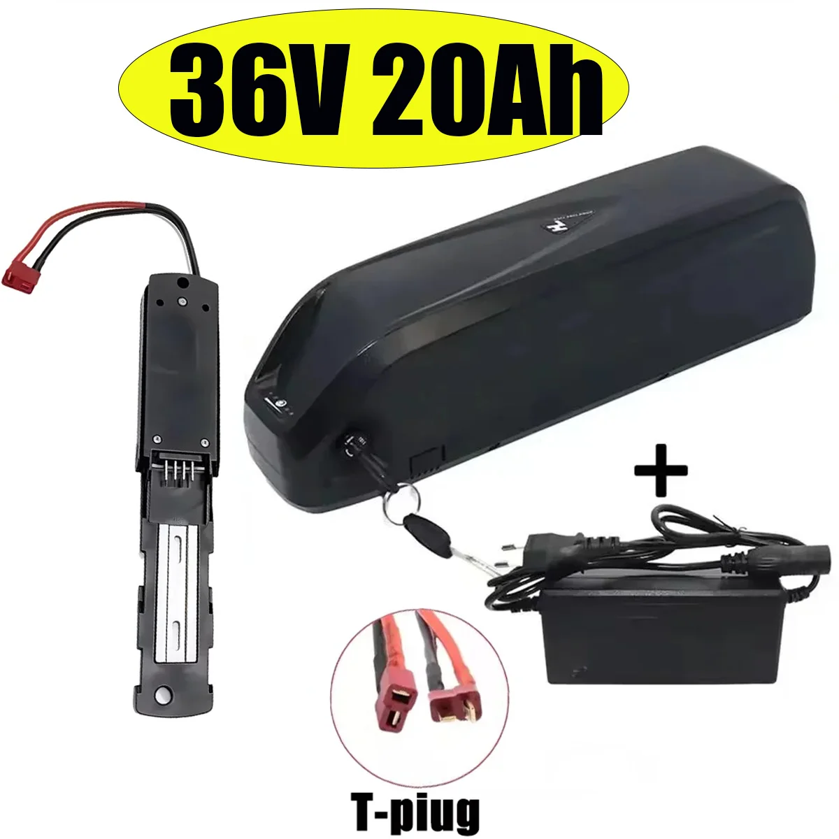 

36V 30Ah Original 18650 marca 20Ah Hailong battery enchufe personalizable para 250W 1500W 1000W 750W Motor + charger
