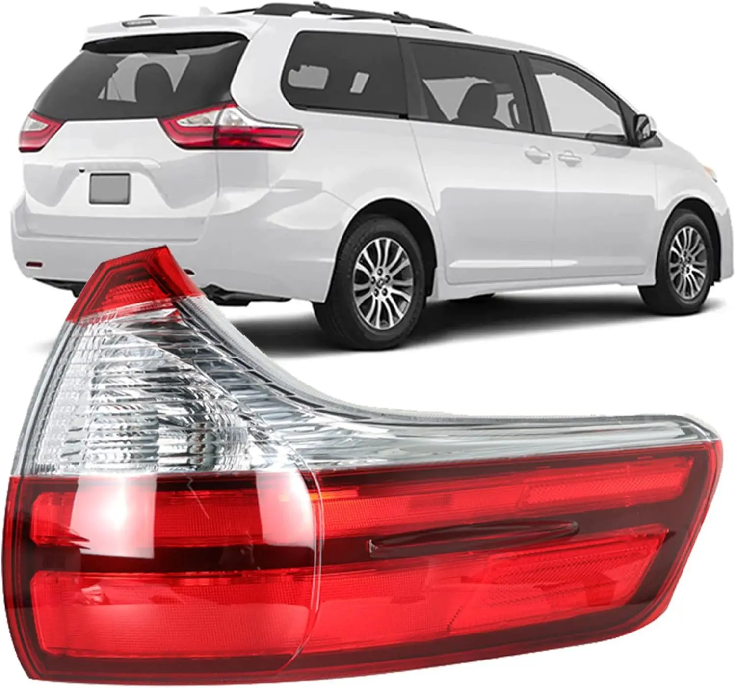 

Right Side Tail Light Assembly for Toyota Sienna 2015-2020 8155008050 TO2805123