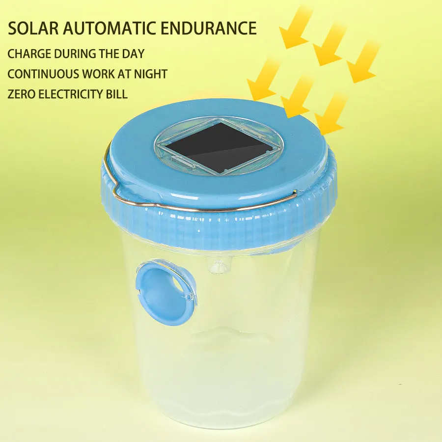 Led Fruit Fly Trap, Orchard Insect Solar Transparent Horticultural Garden Farm Insect Trap, Physical Insect Catching Device