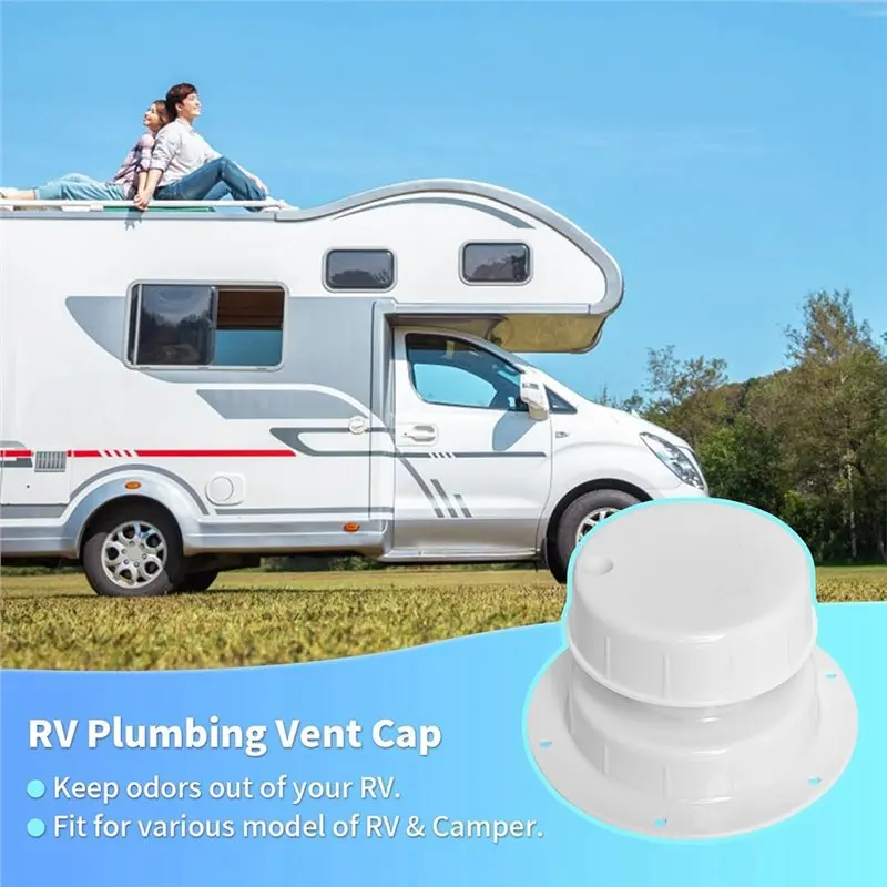 Leading-For 1 To 2 3/8 Inch Pipe Vent Cap Replacement Kit For RV Plumbing, For Trailers& Motorhome Applications Screws Included