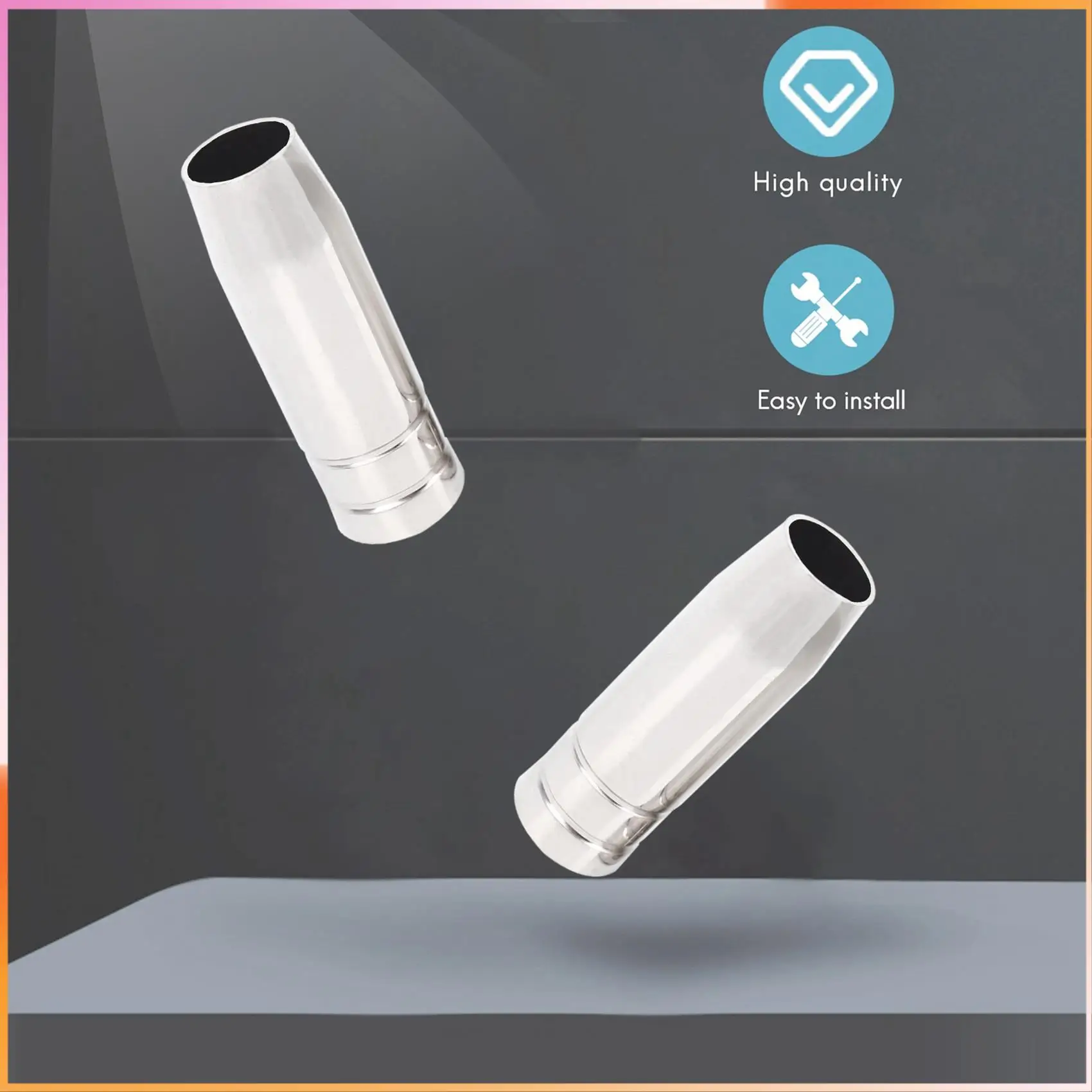 

A93Z 9 шт./компл. 15Ak Mig/контактные наконечники сварочного сопла 0,8X25 мм M6 набор держателей газового разъема Ad068+