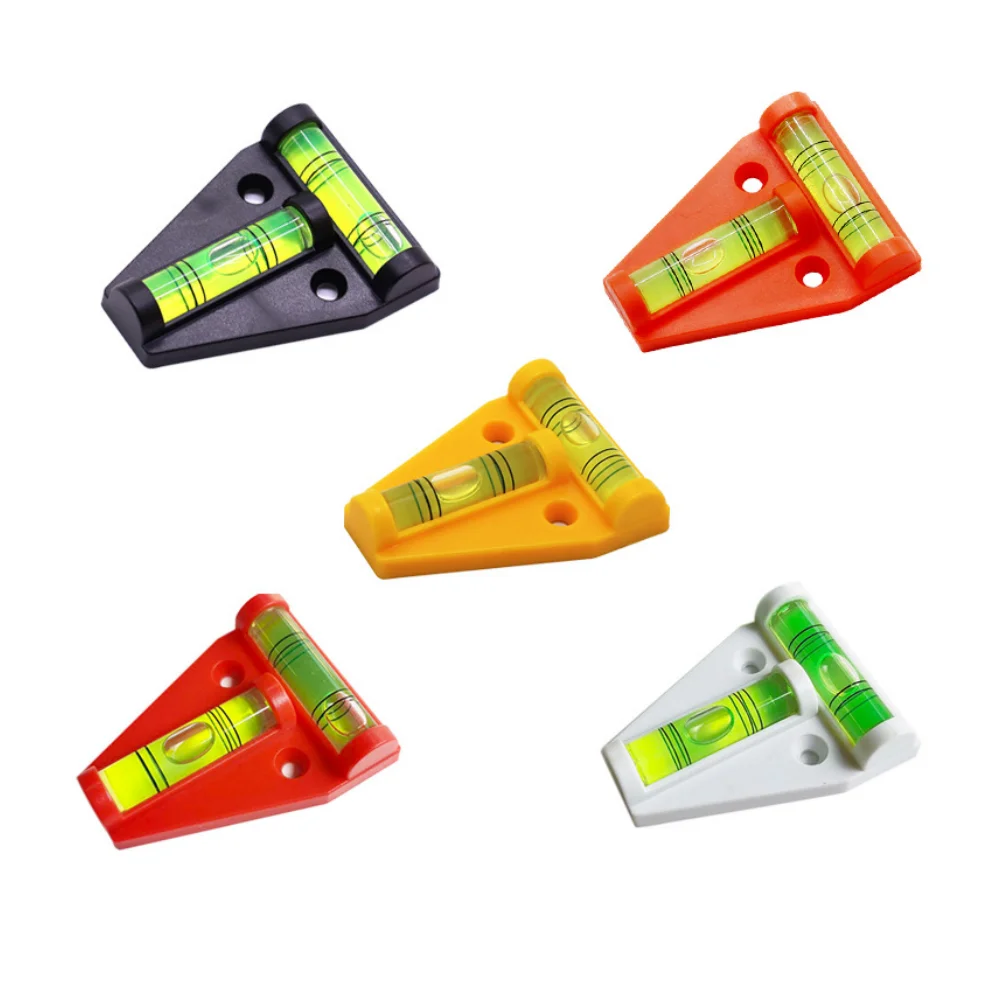 

1 Pcs Mini T Type Spirit Level T-type Scope Triangle Level Measuring Kit Bullseye Level Bubble Measurement Inclinometer Tools