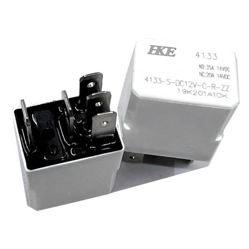 

NEW CAR white relay 4133-S-DC12V-C-R-ZZ 4133 S DC12V C R ZZ 4133SDC12VCRZZ 12VDC DC12V 12V 35A 5PIN relay