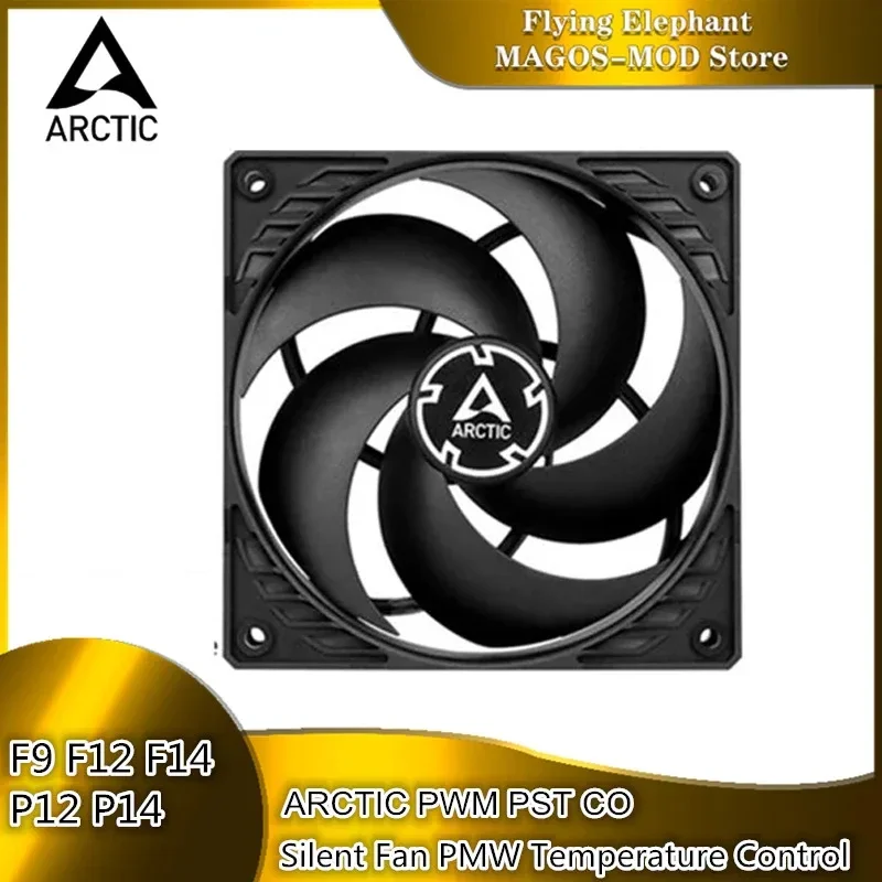 ARCTIC F9 F12 F14 P12 P14 PWM PST CO Computer Case Fan,4-pin Connector PWM Silent Cooling Fan 1800RPM Cooler Master 120mm Fan