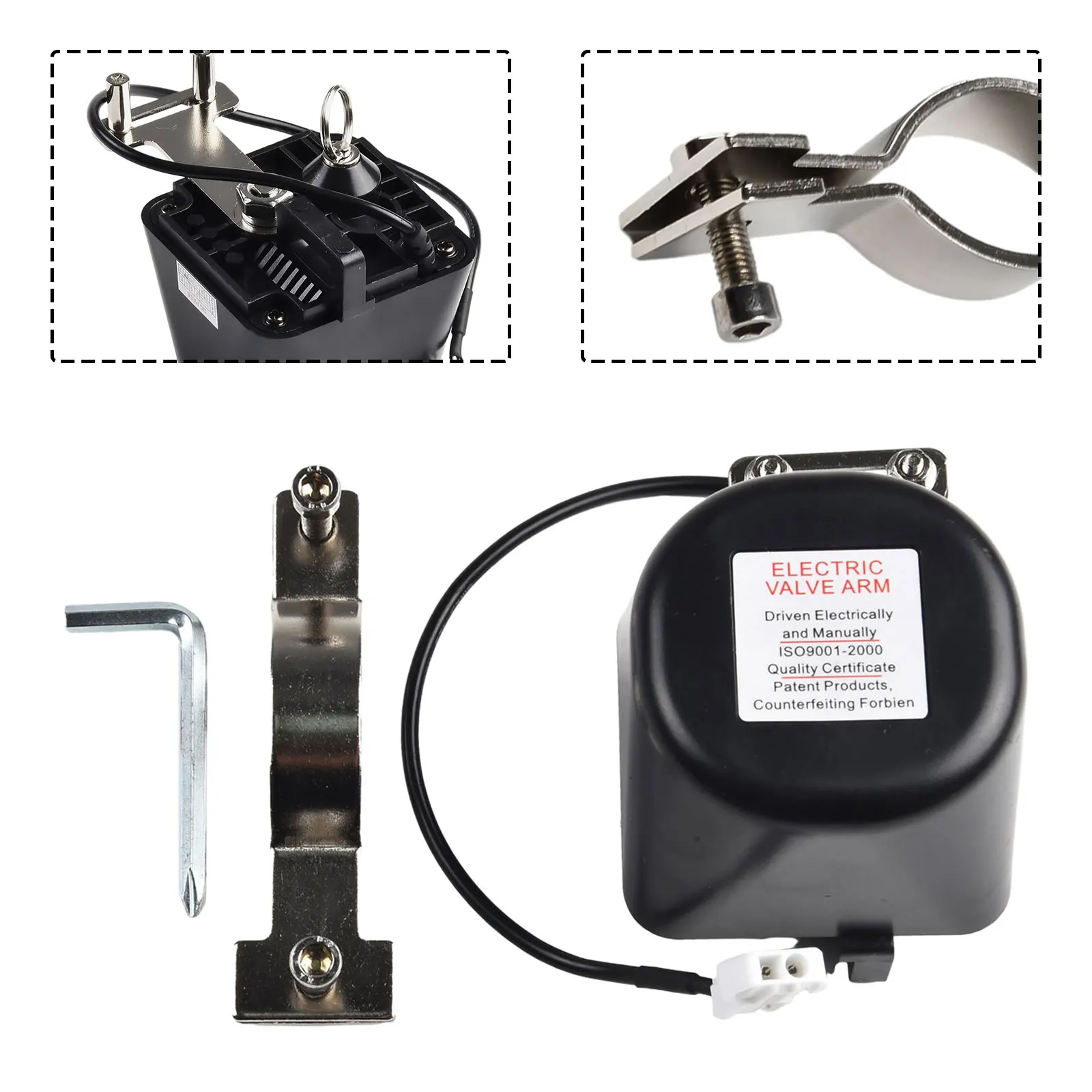 Automatic Valve 12V Manipulator Valve Gas Alarm Systems Water Alarm Systems Precise Flow Control Long-lasting Construction