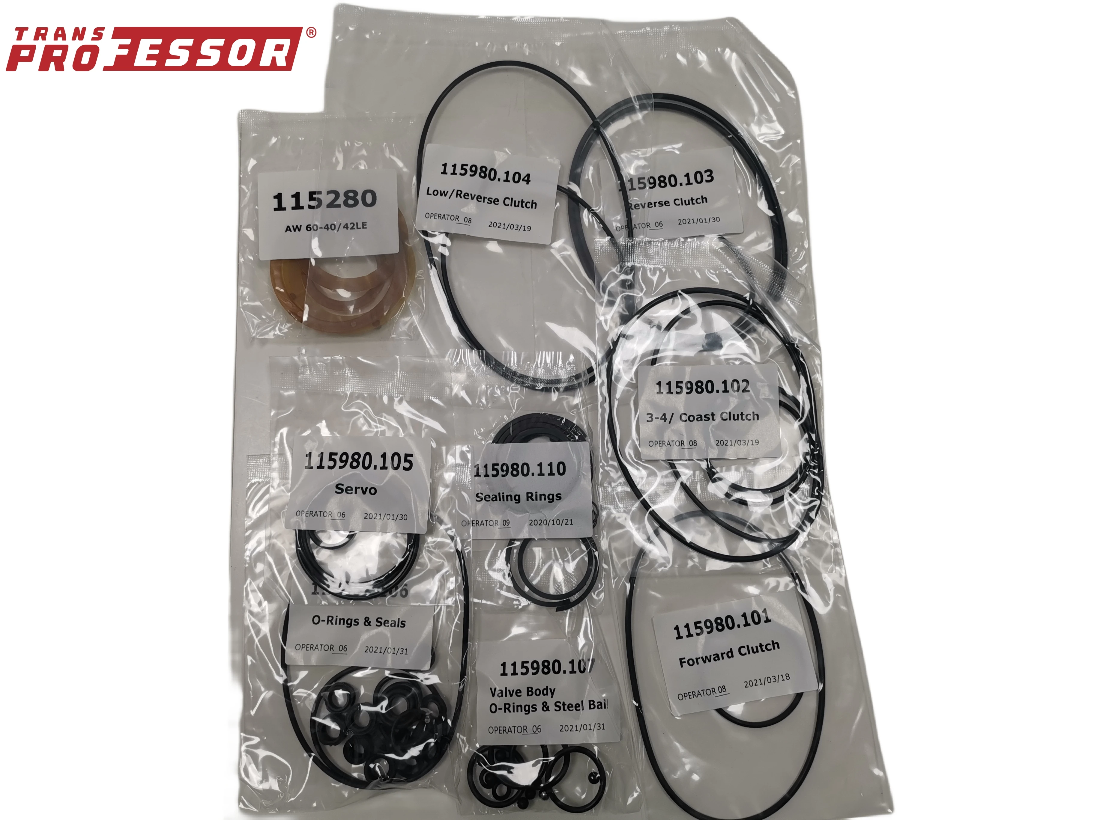 AW60-40LE AW60-40/41SN Transmission Repair Overhaul Kit for CHRYSLER Sail Opel ,TransProfessor Gaskets Oil Seals Car Accessories