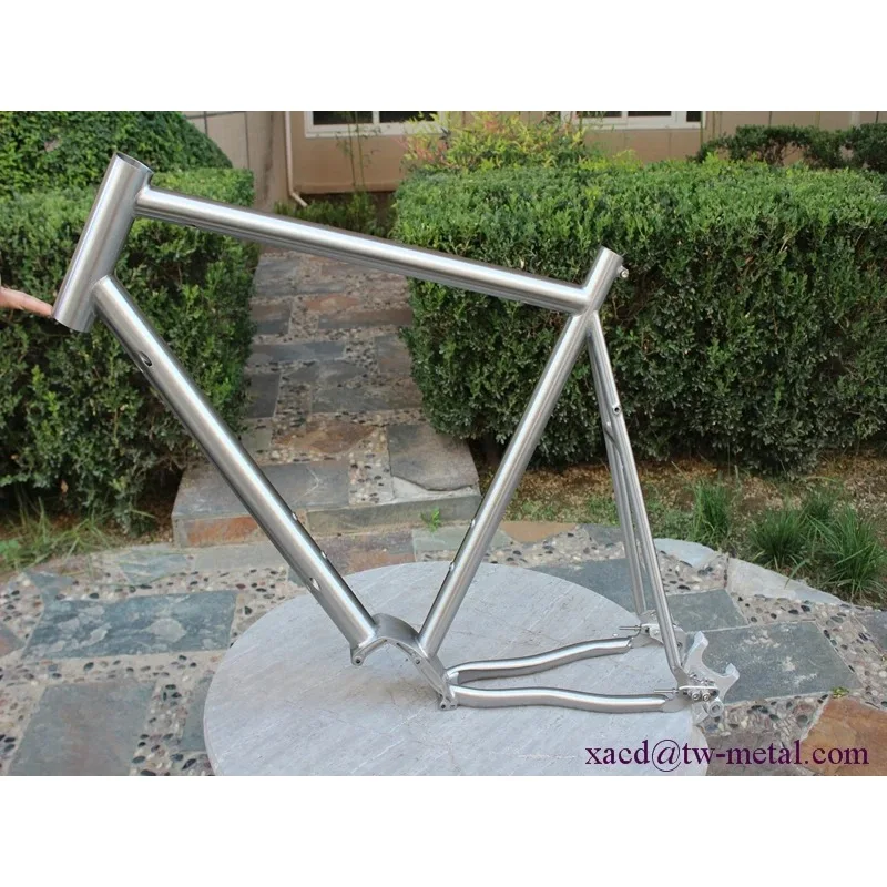 Titanium MTB Bike Frame With Sliding Dropout Ti Mtb Bike Frame Pinion Gear Box Titanium Mountain Bike Frames