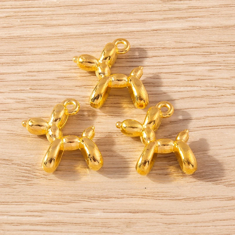 Tusember 10 Stück Cartoon-Anhänger in Bonbonfarben, Tier-Hunde-Charms für die Schmuckherstellung, Ohrringe, Halskette, DIY, Schlüsselanhänger, Bastelbedarf – Detail 11