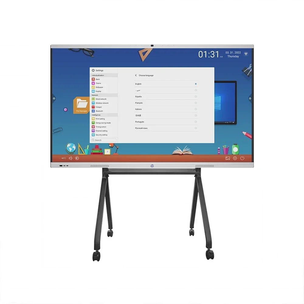 65 Inch Smart Board Touch Led Whiteboard Digital Board For Classroom