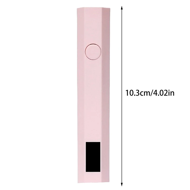 미니 핸드헬드 무선 UV 네일 램프 젤 네일 UV 램프 LED 디스플레이 소형 휴대용 광선 치료 램프 네일