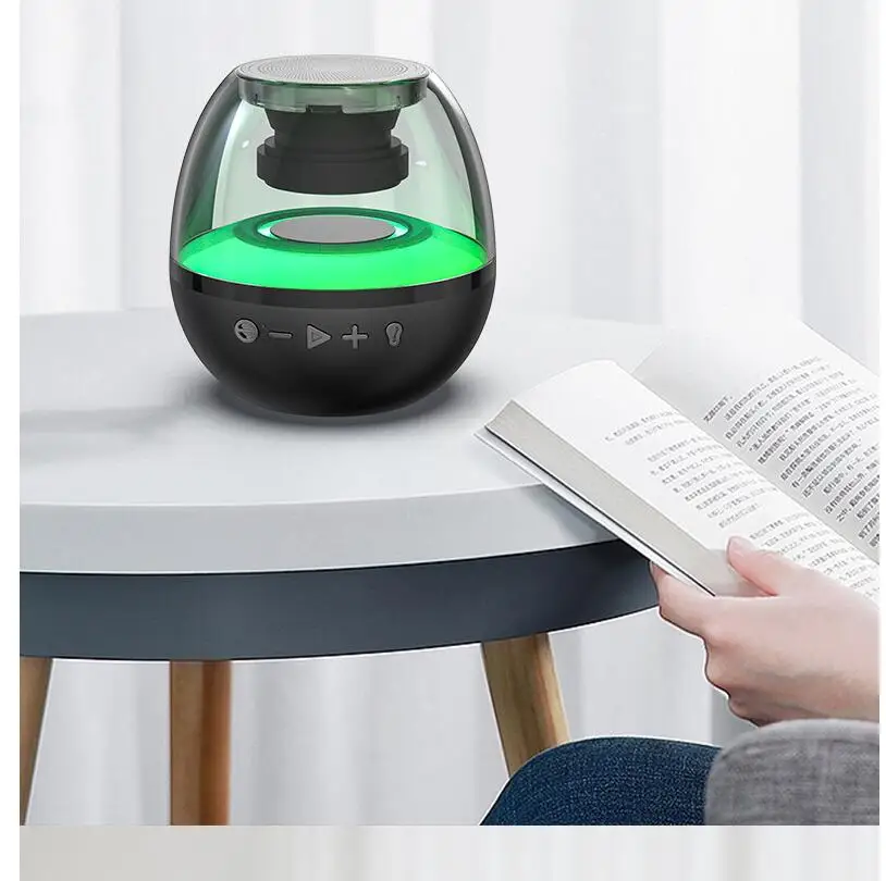 B150 Bluetooth-динамик Высокое качество звука Мини-портативный AI Smart Colorful Surround Lock и нагрузка Спрей типа C TF AUX TWS фонари