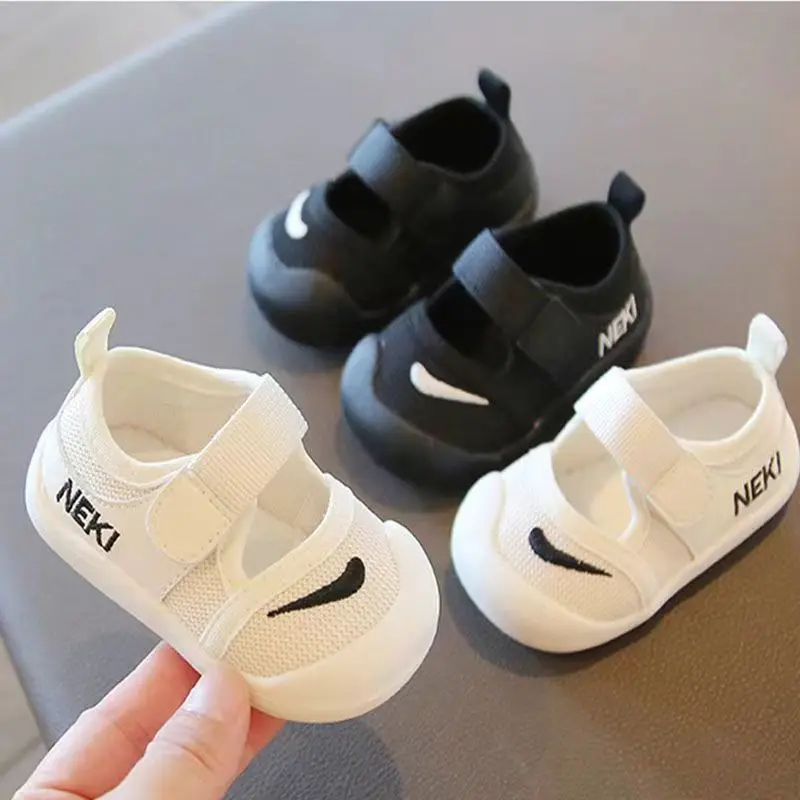 

Baby Walking Shoes Soft Bottom Non-slip Lightweight Casual Shoes Baby Anti-Collision Square Mouth Breathable Wearable Mesh Shoes