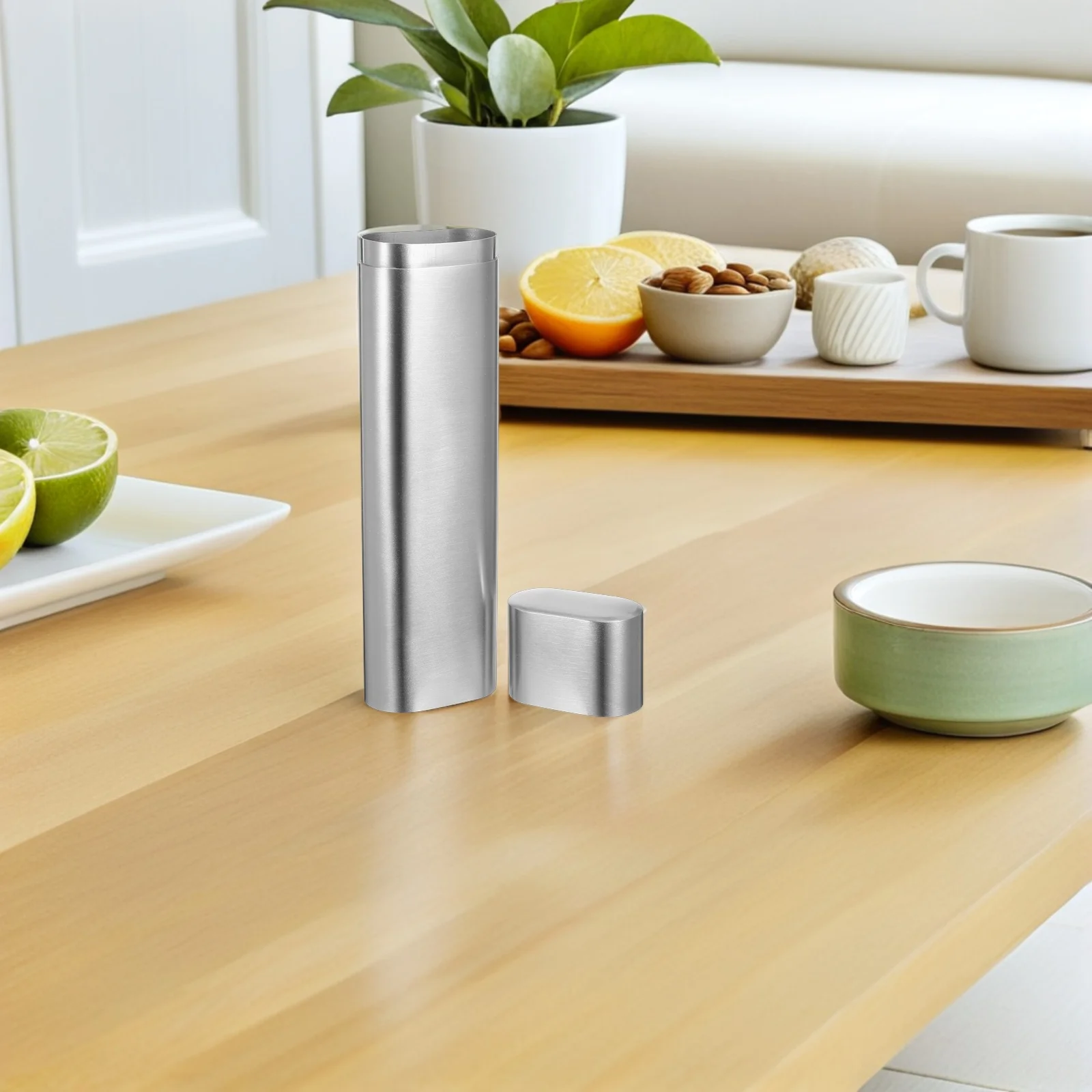 

2 Cigar Stainless Steel Cigar Tube Airtight Waterproof Portable Travel Case Shockproof Durable Pocket Holder For Outdoor