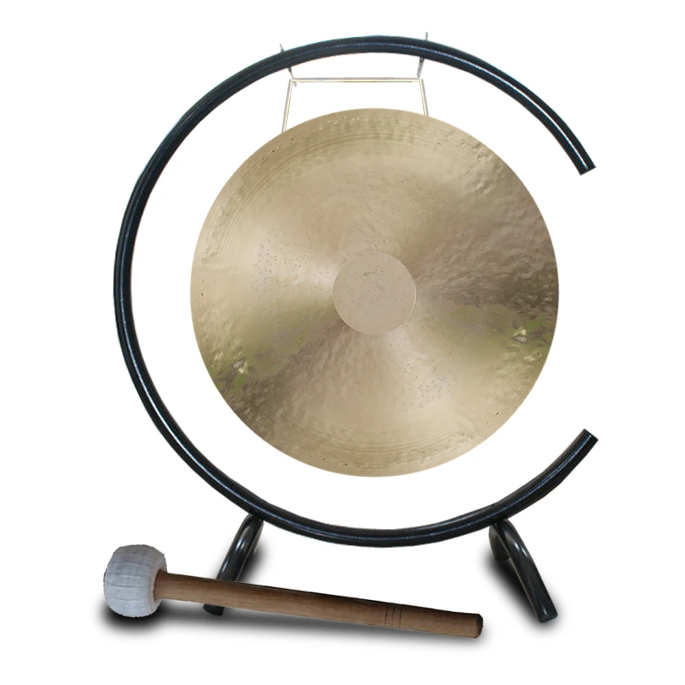 Arborea 20\'\'/ 50CM Wind Gong with C-type Gong Stand Chinese Feng Gong Best Gifts for Sound Therapy and Meditation