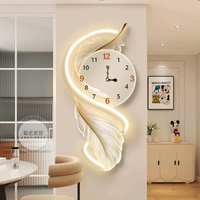 Art Mural Led Wall Watch Digital Living Room Nordic Fashion Wall Clocks Minimalist Creative Design Reloj De Pared Home Decor