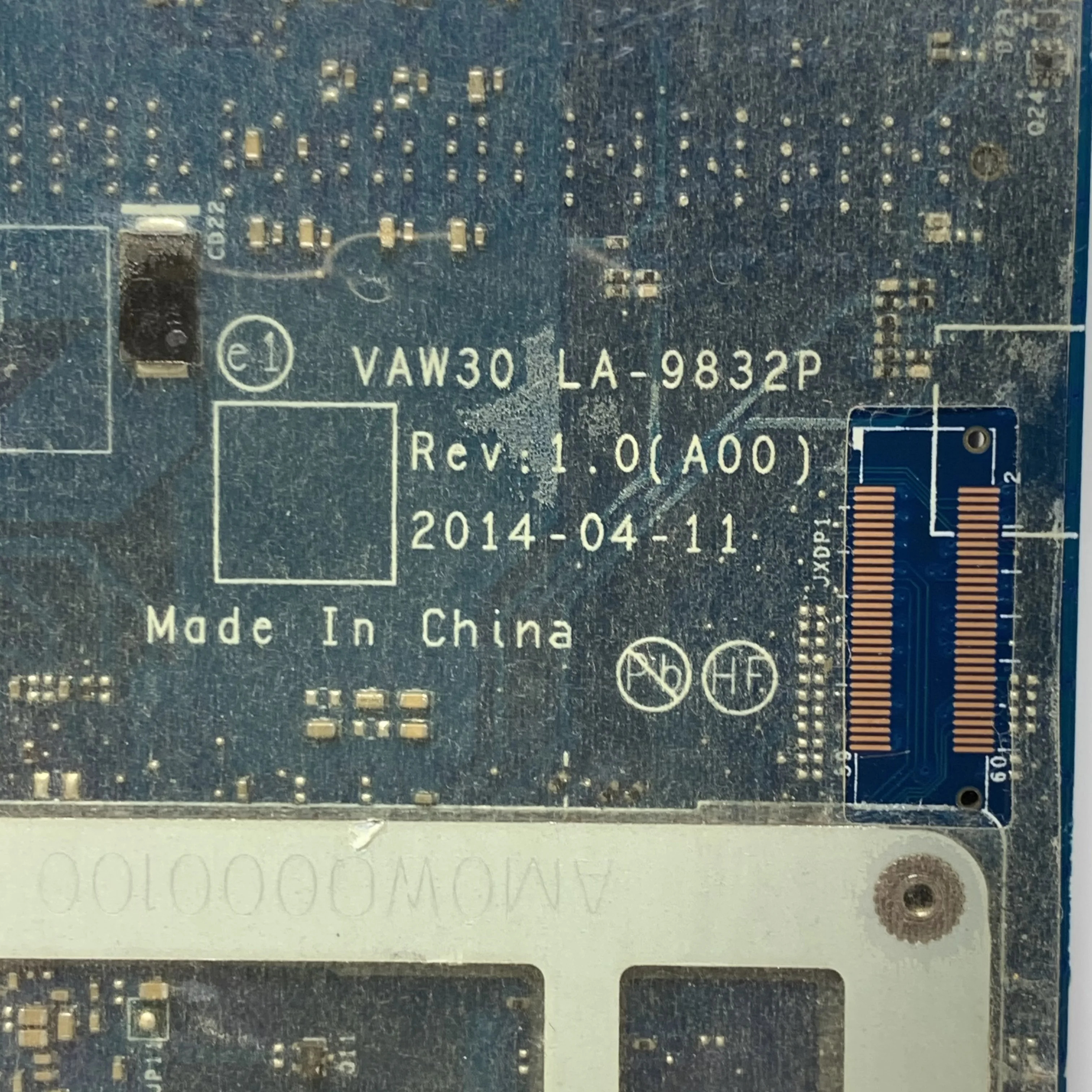 

Материнская плата CN-0692PG 0692PG 692PG VAW30 LA-9832P для ноутбука DELL E5440, материнская плата с процессором SR1EE I5-4310U N14M-GE-S-A2, 100% тестирование