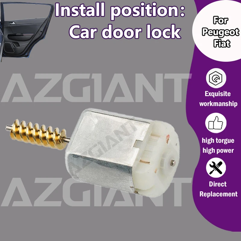 

Car centre door lock 12V DC carbon brush motor For Peugeot Boxer Van MK3 2007-2020/Fiat Grande Punto Ducato Box 250MK3 55701970