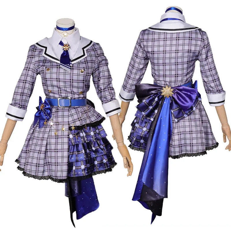 Anime Hosimati Suisei Cosplay Costume JK Girls School Uniform Suisui Classic Hololive Vtuber Holo Sailor Suit Full Set Hat