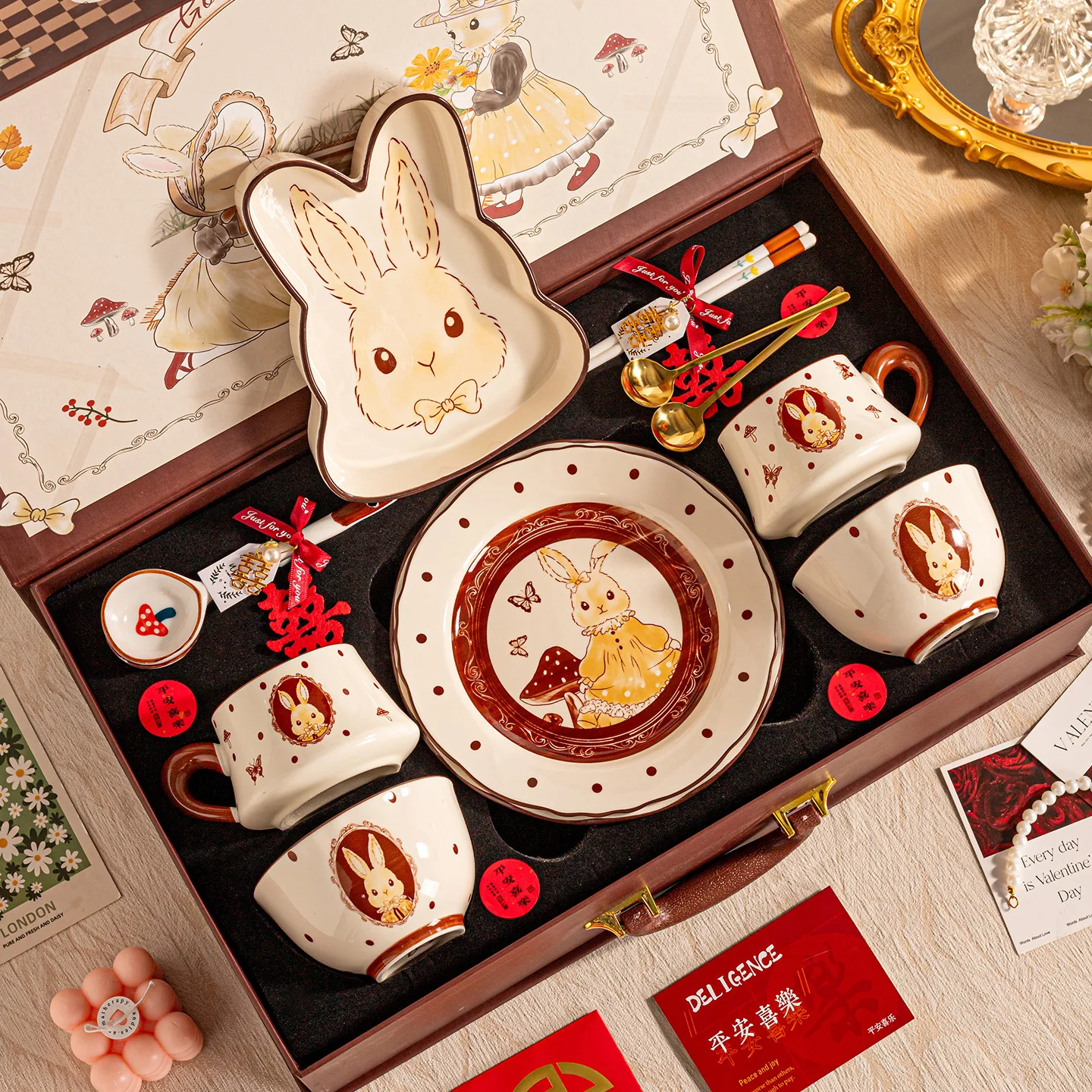 set-da-pranzo-in-ceramica-a-forma-di-coniglio-hebun-confezione-regalo-di-alta-qualita-regalo-creativo-per-traslochi-souvenir-di-matrimonio-colore-marrone-stile-cartone-animato-origine-cinese