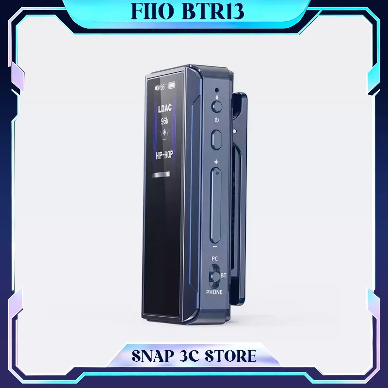 

FiiO BTR13 Bluetooth 5.3 Amplifier LDAC Hi-Res Audio Receiver DAC Dual CS43131 3.5/4.4mm Balanced Output Portable Headphone Amp