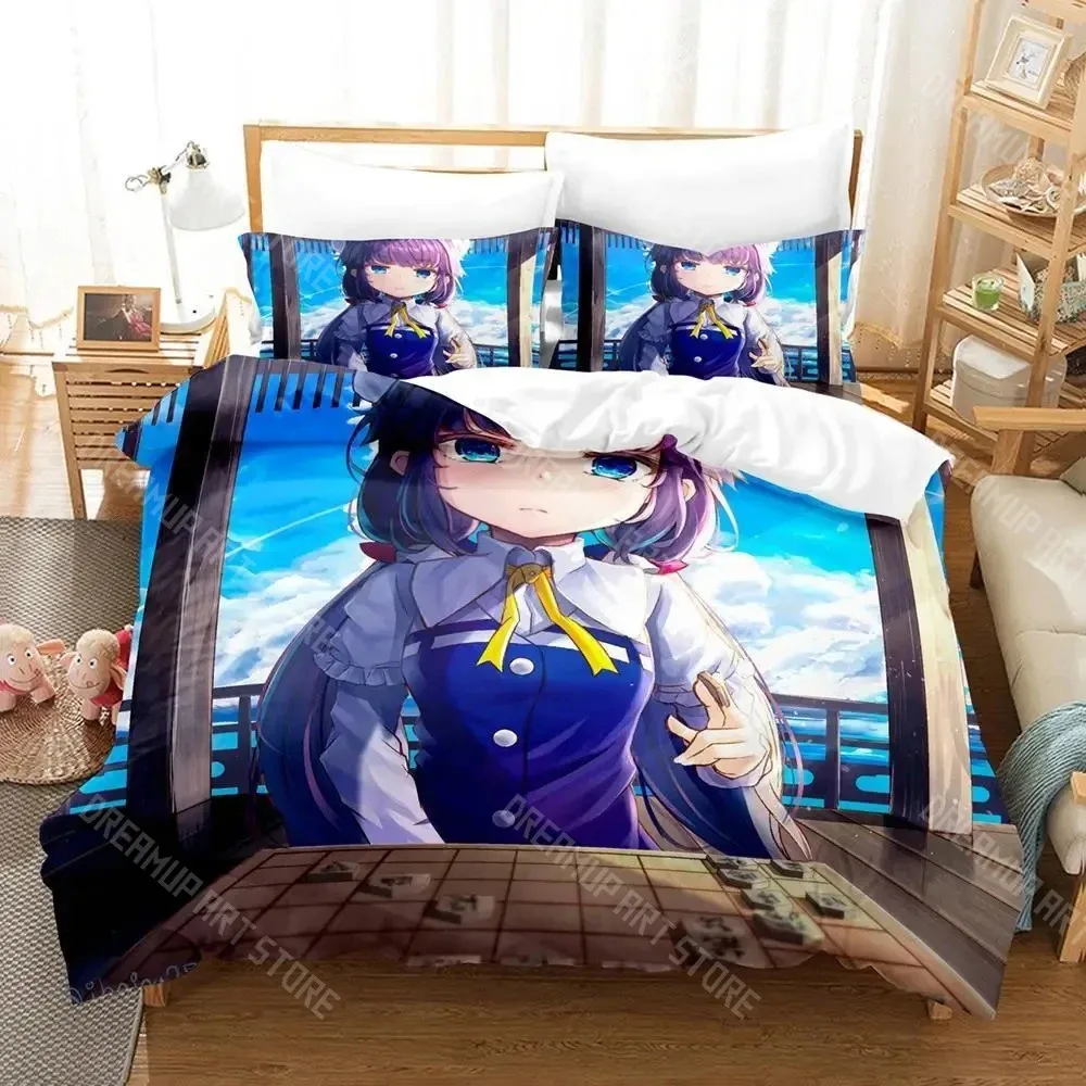 3D Printed Ryuos Work is Never Ai Bedding Set for Boys Girls Duvet Cover Pillowcase Twin Queen King Full Single Double Sizes