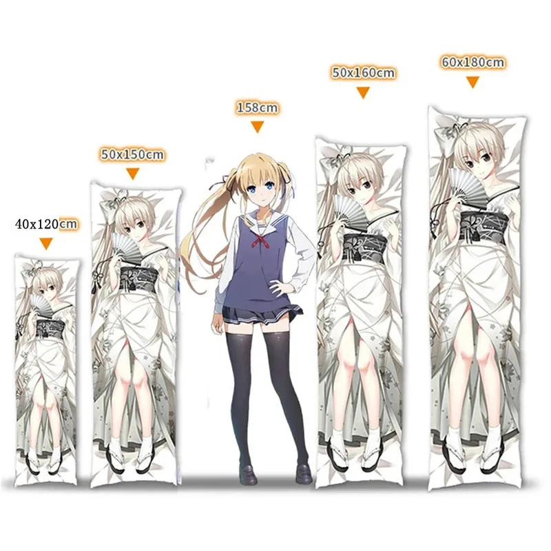 لعبة هونكاي ستار السكك الحديدية Anaxagoras تأثيري Dakimakura وسادة حالة العناق.. زي أنيمي أوتاكو كامل الجسم 2 الجانب المخدة غطاء
