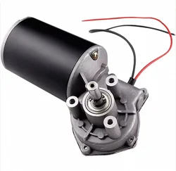  24V Durable Brush roller Sweeper Servomotor micro servomotor sweeper dust vibrating Garage Door worm geared dc motor