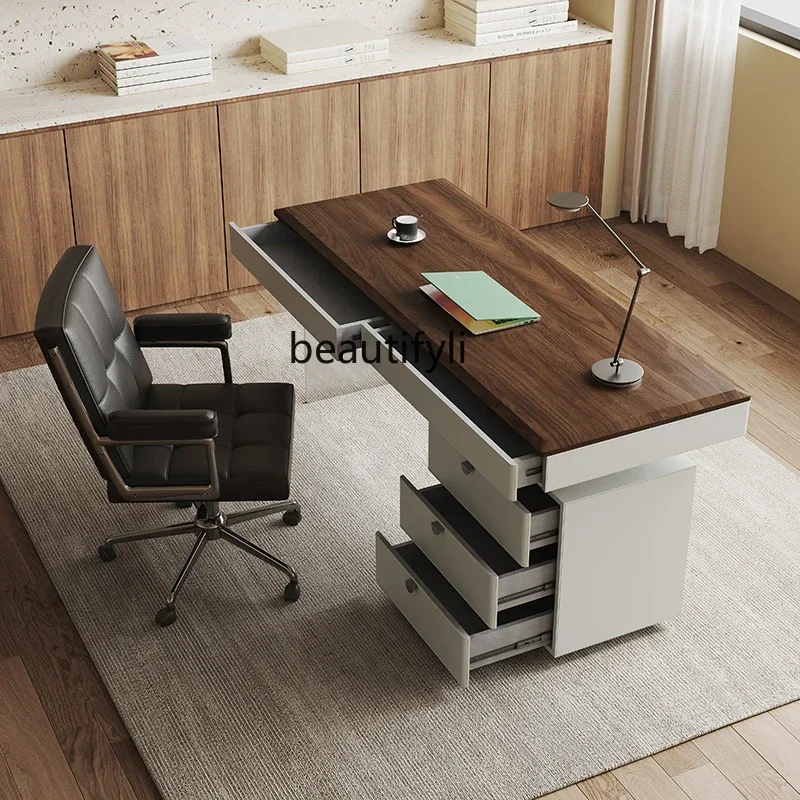 

zq1zq1Desk light luxury modern designer Italian minimalist home study office computer desk