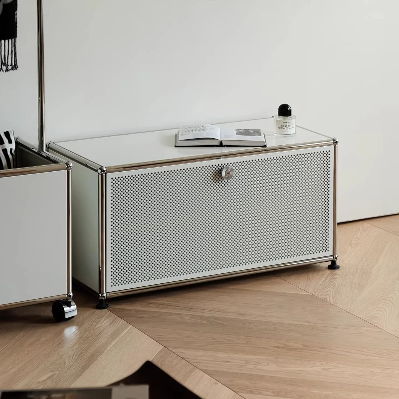 

Модульный шкаф-комод в средневековом стиле, металлический шкаф для обуви и хранения для прихожей/коридора