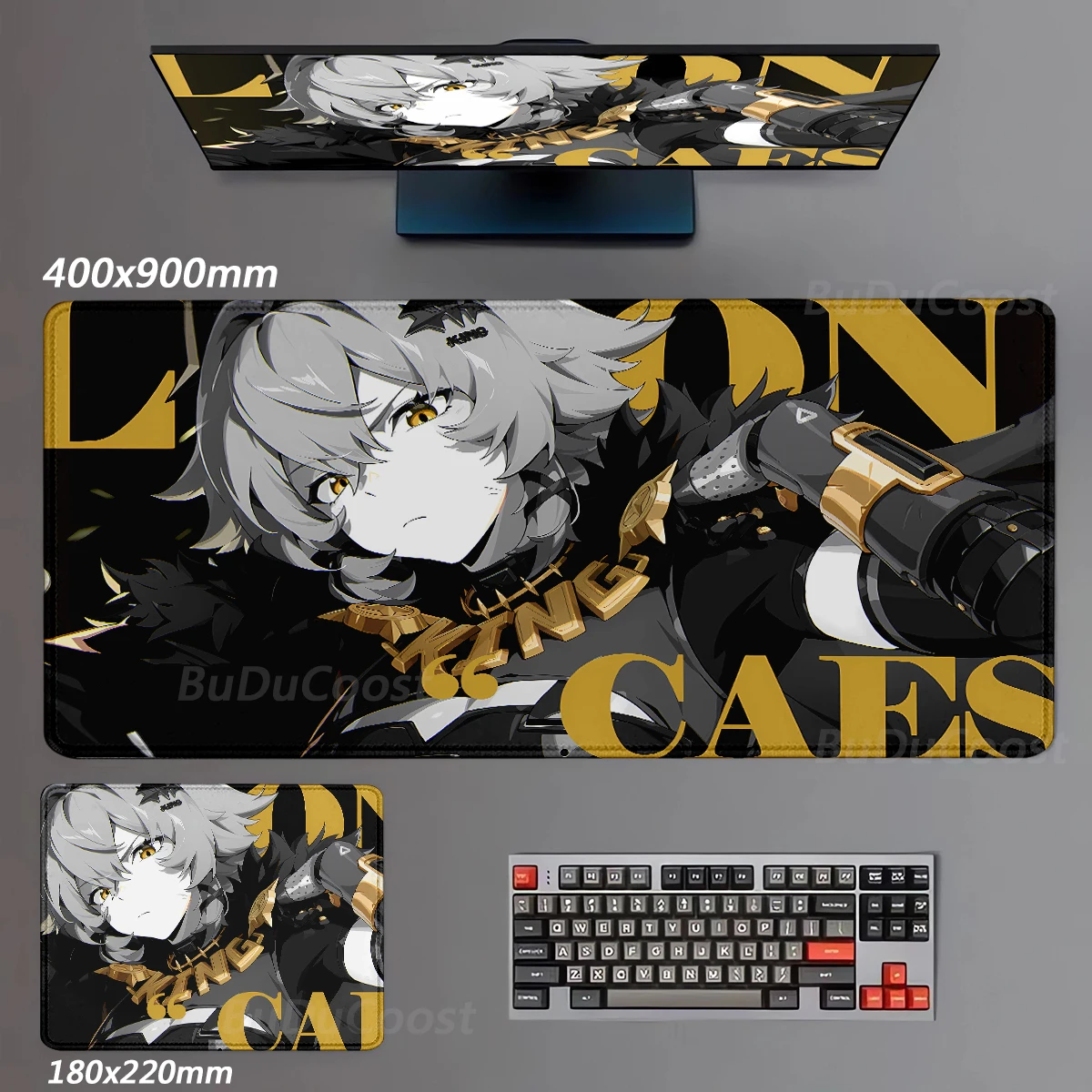 Zenless Zone Zero Black background illustration Gaming Mouse pad Computer Keyboard Pads Laptop Cushion Non-slip Decor mouse pad