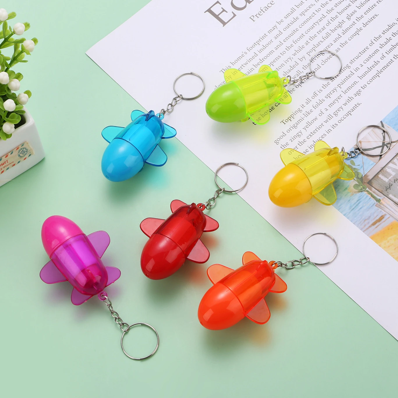 

50Pcs/Lot Small Airplane Ballpoint Pen Retractable Aircraft Shaped Blue Writing Mini Pens Student School Stationery Wholesale