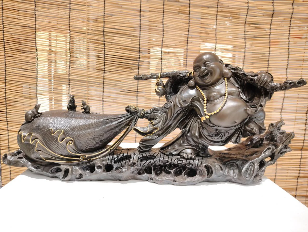 Абстрактная скульптура человека, медный материал, скульптура, украшение для гостиной, рабочего стола