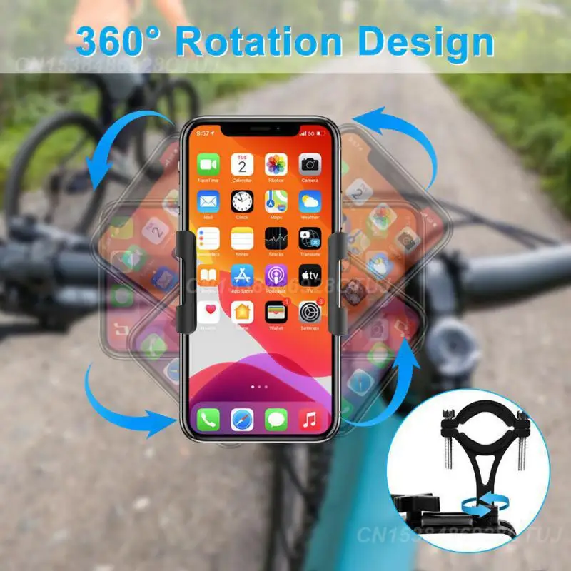 1/2PCS Phone Mount Versatile Compact Aluminium Alloy Bike Phone Mount Aluminium Alloy Cycling Gear Trending