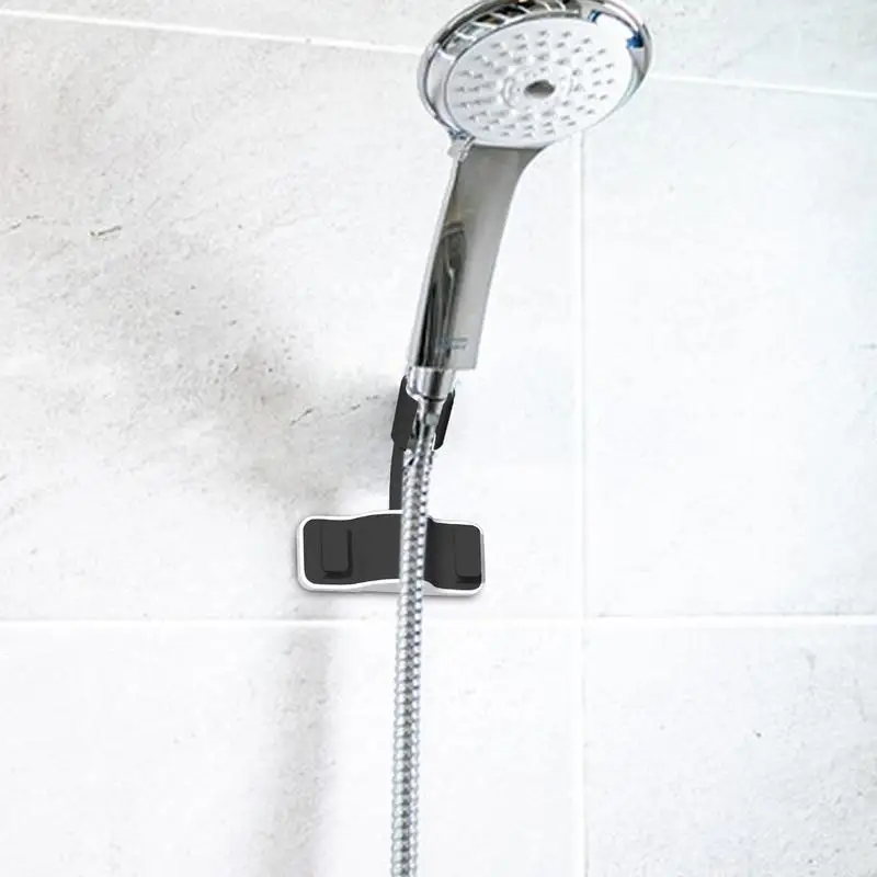 Handheld Showerhead Bracket Wall Showerhead Holder No-Punching Shower Rack With Angle Adjustable Bath Head Holder For Handheld