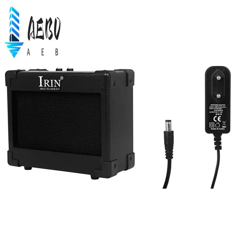 

AEB0-IRIN Guitar Portable Amp Electric Guitar Bass Mini Amplifier Small Speaker Accessory
