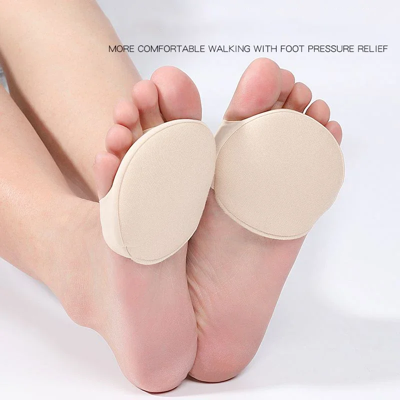 Five Toes Half Palmilhas para Mulheres, Anepé Pads, Salto Alto, Calos, Calos, Foot Pain Care, Foot Pain Relief, Umidade Wicking, 5 Pares