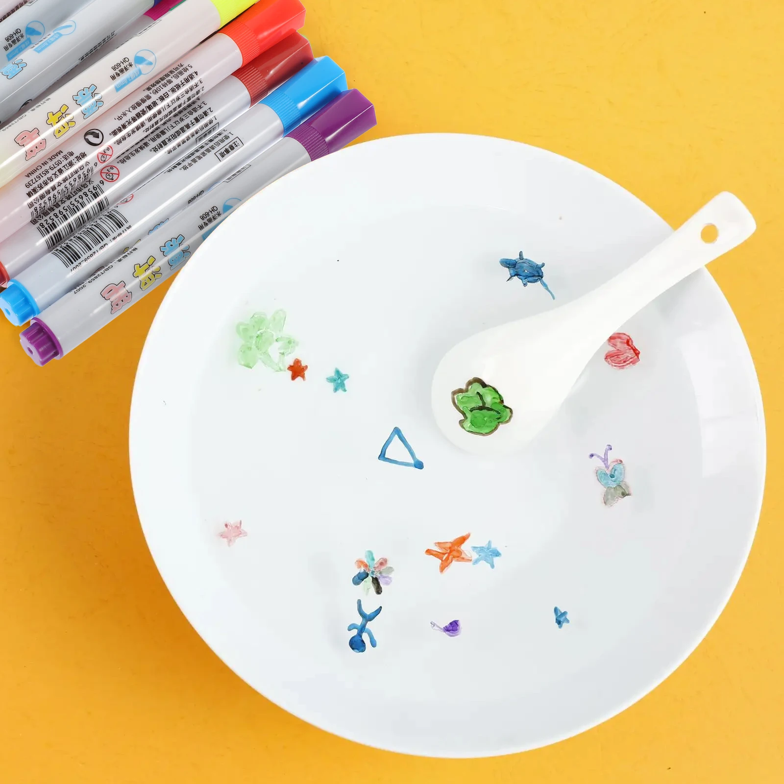 

1 set Whiteboard Markers Fine Tip Waterproof Smooth Writing For Office School Home Classroom Teacher Student Stationery Supplies