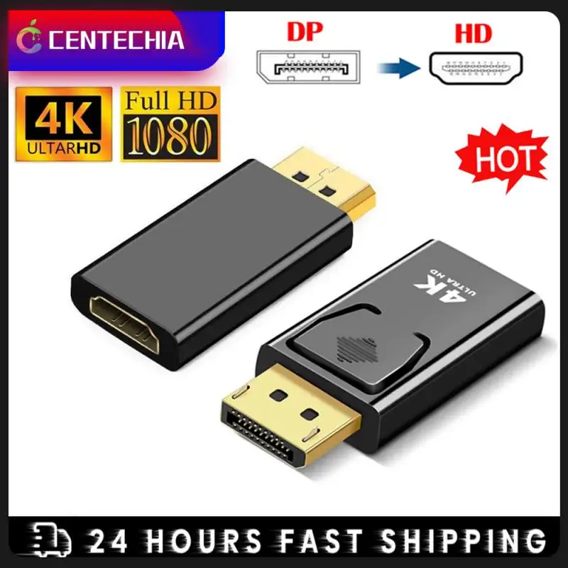 HD 4K 1080P DisplayPort To HDMI-Compatible Adapter DP Male To Female HD TV HDMI-Compatible Video Audio Cable For PC TV Laptop