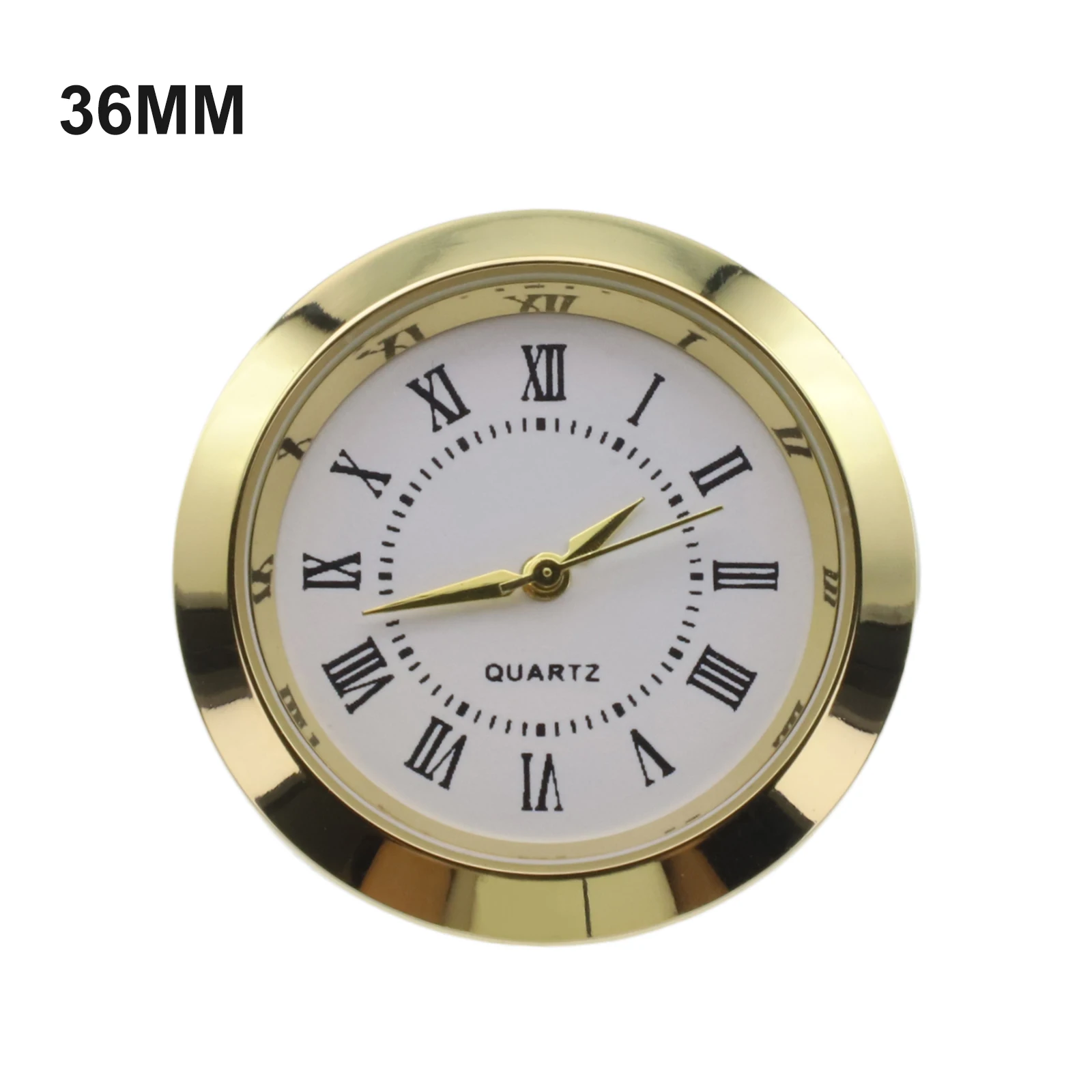 Clock Insert Quartz Movement 36/55MM Round Clock Head Accessories Inlaid Handicraft Alloy Watch Head Clocks Replacement Parts