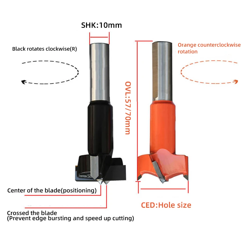 WEIX numerical control drill bit for woodworking