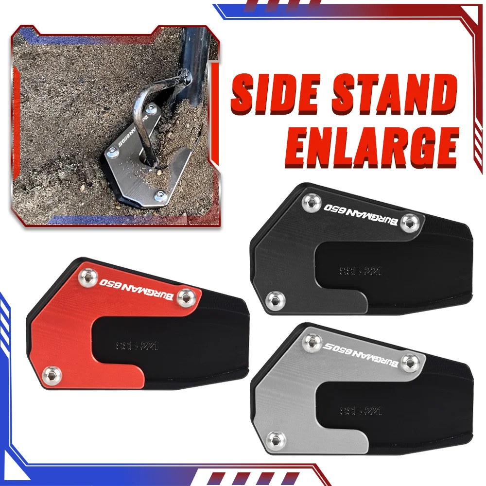 

For SUZUKI Burgman650/AN650 Burgman 650 Executive CNC Aluminium Motorcycle Accessories Side Stand Enlarge 2013-2021 2022 2023