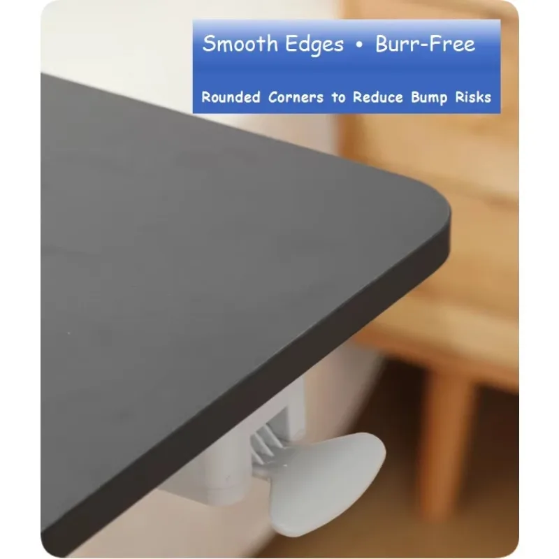 طاولة جانبية حديثة قابلة للتعديل في الارتفاع بجانب السرير، عجلات قابلة للقفل، تصميم بسيط لمطعم المكتب المنزلي #4