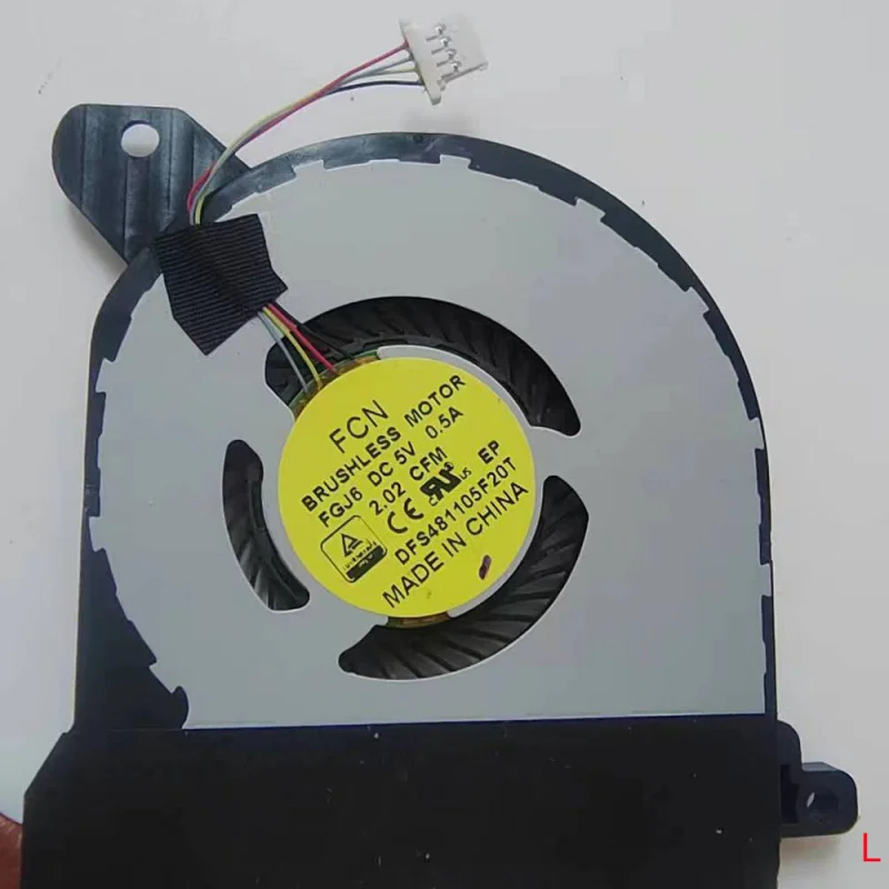 H FOR FCN  DFS1700054N0T DFS481105F20T 0D2W0T FGJ7 FGJ6 Notebook fan with radiator